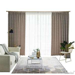 Modern Curtain ANVIGE Modern Thicking Fabric Small Waves,Grommet Window Curtain Blackout Curtains For Living Room,52''Wx63''L,1 Panel roman shades roman blinds curtains window treatment window shade window blind customized roman shades curtain drapes curtains for living room