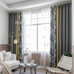 Pastoral Curtain ANVIGE Pastoral Abstract Printed Curtains,Grommet Window Curtain Blackout Curtains For Living Room,52''Wx63''L,1 Panel roman shades roman blinds curtains window treatment window shade window blind customized roman shades curtain drapes curtains for living room