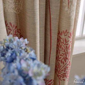 Pastoral Curtain ANVIGE Pastoral Cotton Linen Natural Dandelion Printed,Grommet Window Curtain Blackout Curtains For Living Room,52''Wx63''L,1 Panel roman shades roman blinds curtains window treatment window shade window blind customized roman shades curtain drapes curtains for living room