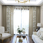 Pastoral Curtain ANVIGE Pastoral Cottton Linen Flowers Printed,Grommet Window Curtain Blackout Curtains For Living Room,52''Wx63''L,1 Panel roman shades roman blinds curtains window treatment window shade window blind customized roman shades curtain drapes curtains for living room