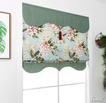 Roman Shade ANVIGE Pastoral Flowers Printed Customized Roman Shades ,Easy Install Washable Curtains ,Customized Window Curtain Drape, 24"W X 64"H roman shades roman blinds curtains window treatment window shade window blind customized roman shades curtain drapes curtains for living room