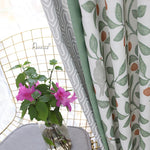 Pastoral Curtain ANVIGE Pastoral High Quality Cotton Linen Bird and Tree Printed,Grommet Window Curtain Blackout Curtains For Living Room,52''Wx63''L,1 Panel roman shades roman blinds curtains window treatment window shade window blind customized roman shades curtain drapes curtains for living room