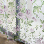 Pastoral Curtain ANVIGE Pastoral High Quality Cotton Linen Flower Printed,Grommet Window Curtain Blackout Curtains For Living Room,52''Wx63''L,1 Panel roman shades roman blinds curtains window treatment window shade window blind customized roman shades curtain drapes curtains for living room