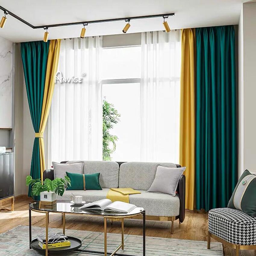 Custom Curtains Drapes ANVIGE Modern Nordic 2 Colors High Quality Printed,Grommet Window Curtain Blackout Curtains For Living Room,52''Wx63''L,1 Panel Anvige Home Textile Modern Curtain blackout roman shades custom roman shades linen roman shades fabric roman shades custom roman window shades faux roman shade relaxed roman shades affordable roman shades diy roman shades from blinds fabric roman window shades roman shades for bathroom cheap roman shades flat roman shades roman shade valance roman shades with